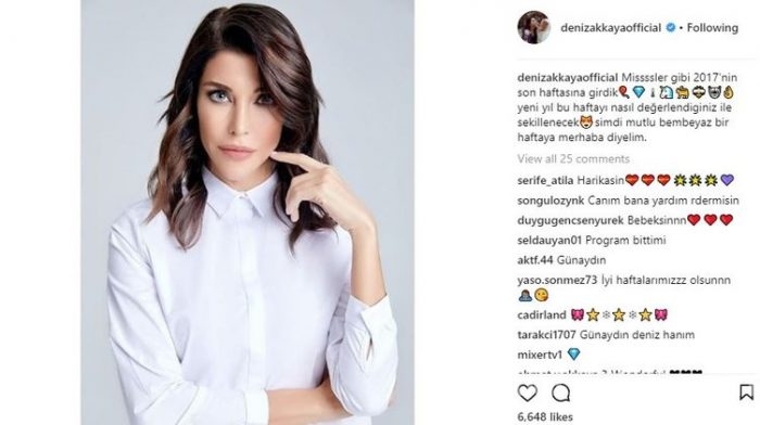 Ünlü isimlerin Instagram paylaşımları (25.12.2017)