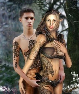 Photoshopla gelen sevgili