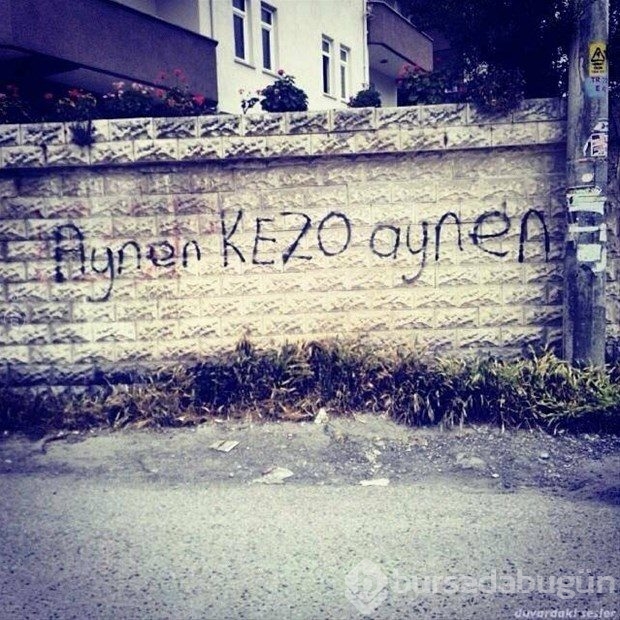 İlginç duvar yazıları