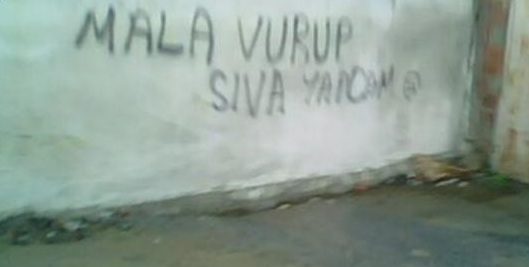 İlginç duvar yazıları