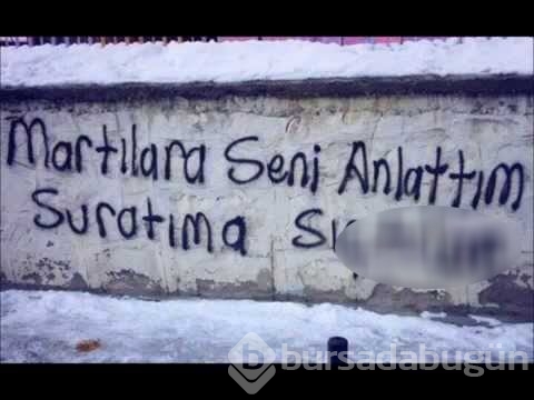 İlginç duvar yazıları