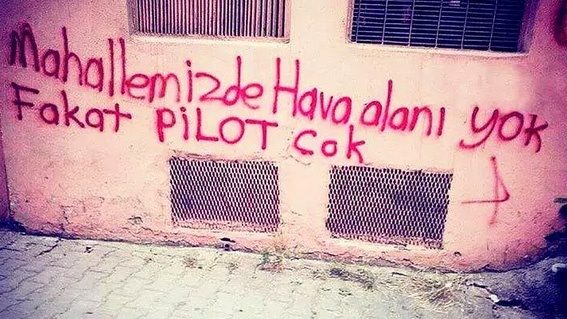 İlginç duvar yazıları