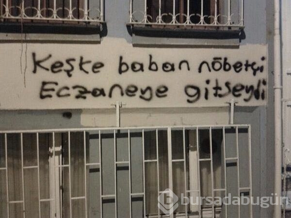 İlginç duvar yazıları