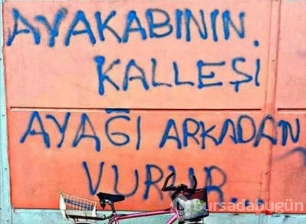 İlginç duvar yazıları