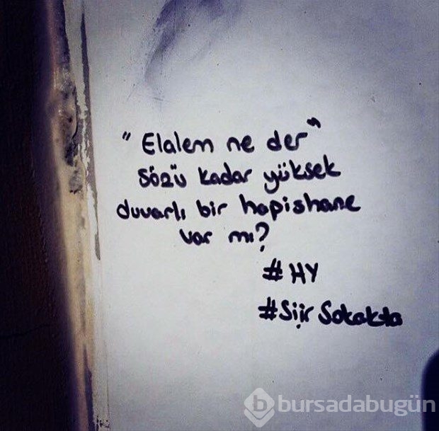 İlginç duvar yazıları