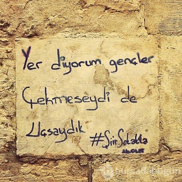 İlginç duvar yazıları