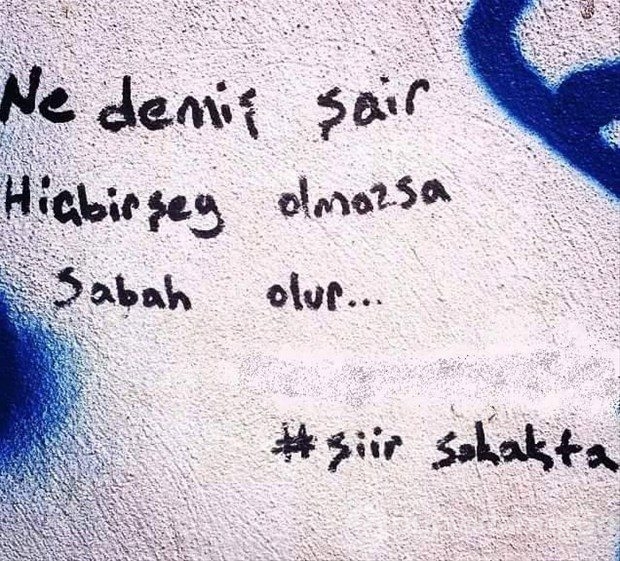 İlginç duvar yazıları