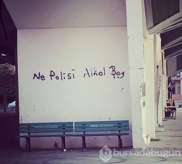 İlginç duvar yazıları