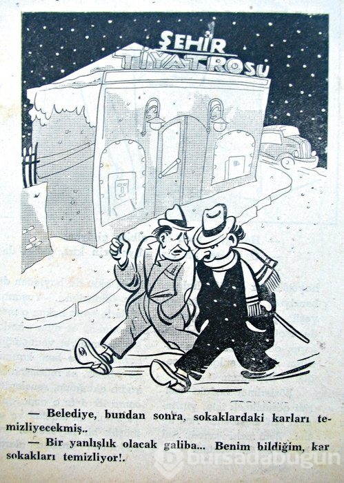 100 yıllık karikatürlerle: "Bize Belediye Baksın"