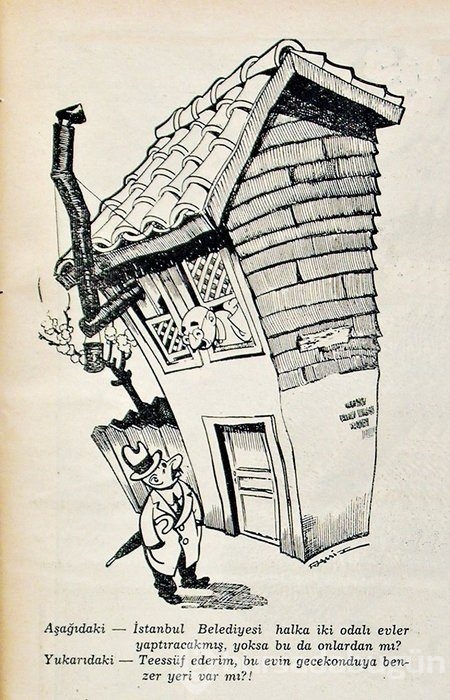 100 yıllık karikatürlerle: "Bize Belediye Baksın"