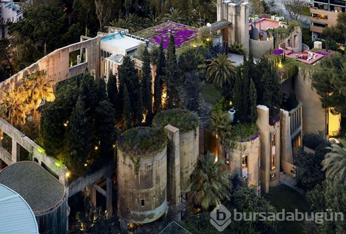 Çimento fabrikasını şatoya çevirdi!