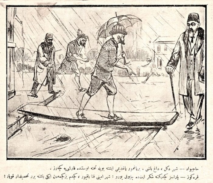 100 yıllık karikatürlerle: "Bize Belediye Baksın"