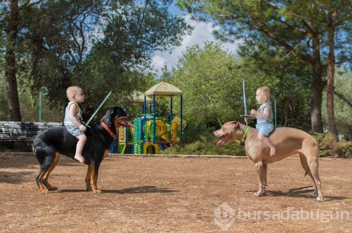 İkiz babasından yaratıcı fotoğraf projesi