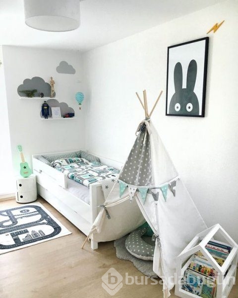 Bebek odaları için yeni trend pastel tonları
