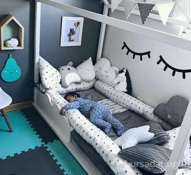 Bebek odaları için yeni trend pastel tonları
