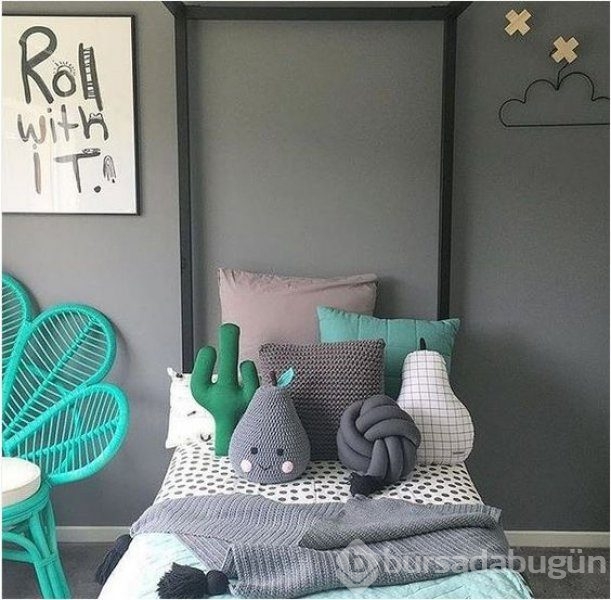 Bebek odaları için yeni trend pastel tonları
