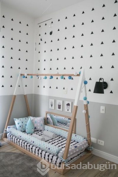 Bebek odaları için yeni trend pastel tonları

