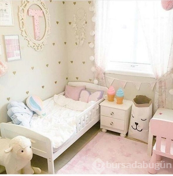Bebek odaları için yeni trend pastel tonları
