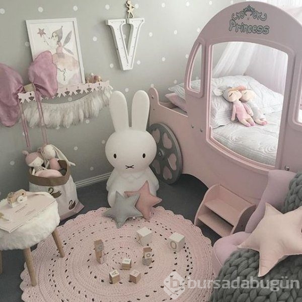 Bebek odaları için yeni trend pastel tonları

