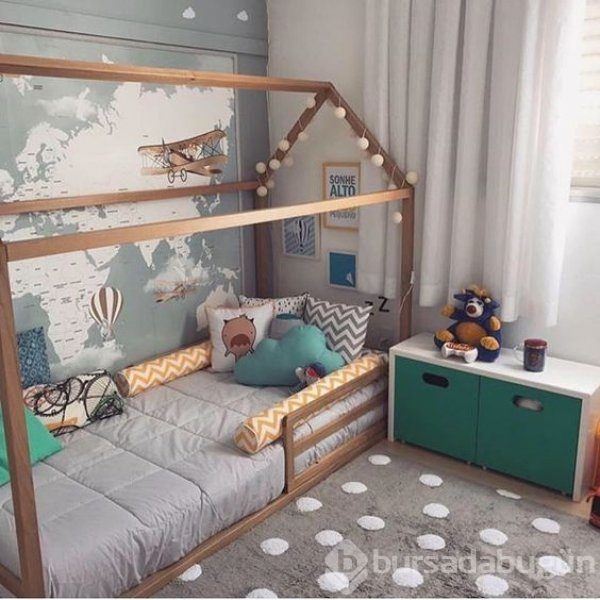Bebek odaları için yeni trend pastel tonları

