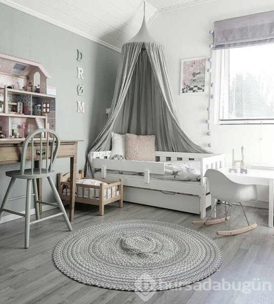 Bebek odaları için yeni trend pastel tonları
