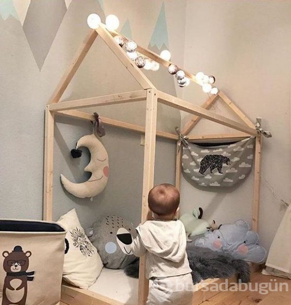 Bebek odaları için yeni trend pastel tonları
