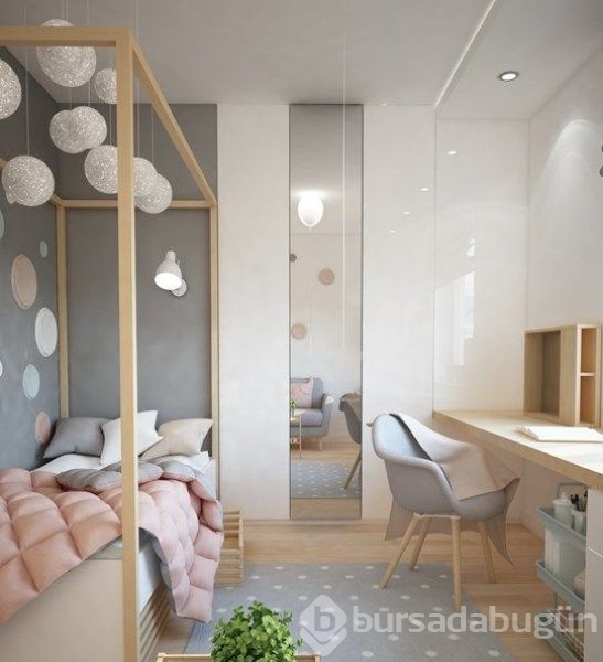 Bebek odaları için yeni trend pastel tonları
