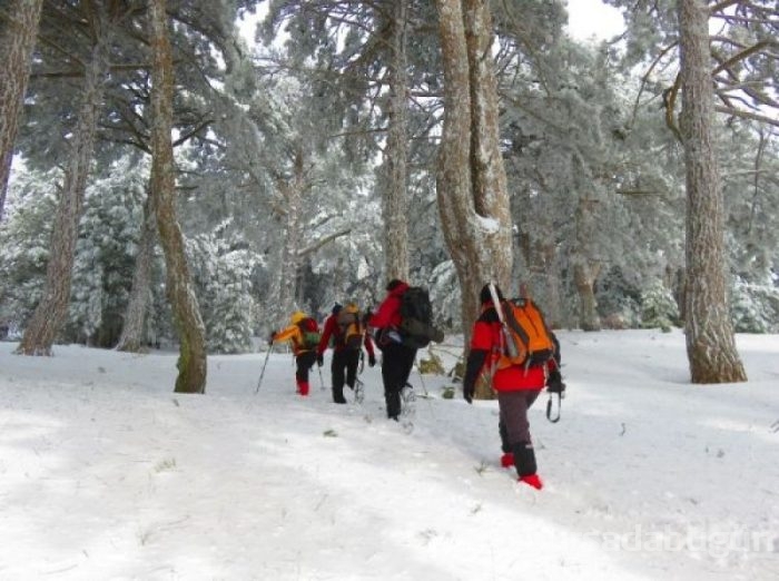Kazdağları'ndan kış manzaraları