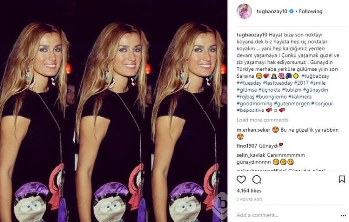 Ünlülerin Instagram paylaşımları (26.12.2017)
