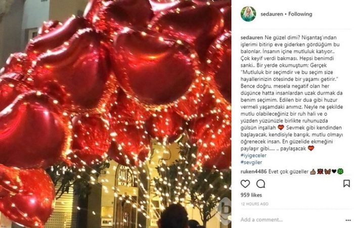 Ünlülerin Instagram paylaşımları (26.12.2017)
