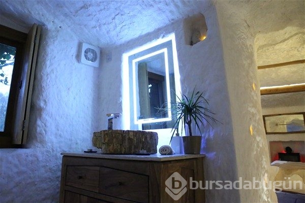 Tarihi mağara artık muhteşem bir ev