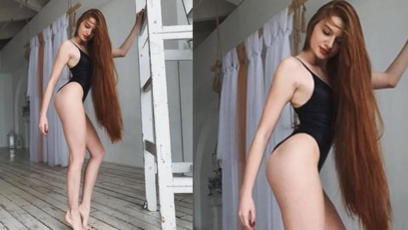 Rus 'Rapunzel' sosyal medyada büyük ilgi görüyor