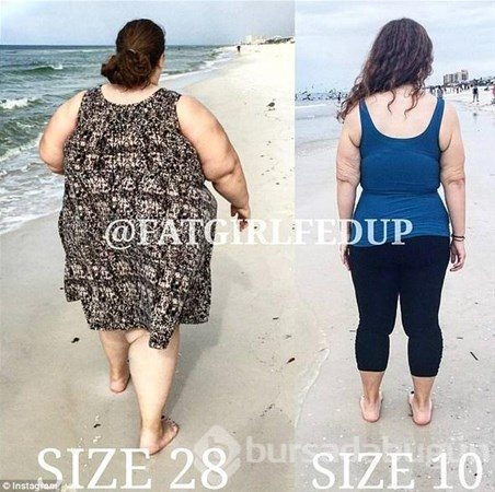 Ameliyat olmadan 200 kilo verdiler