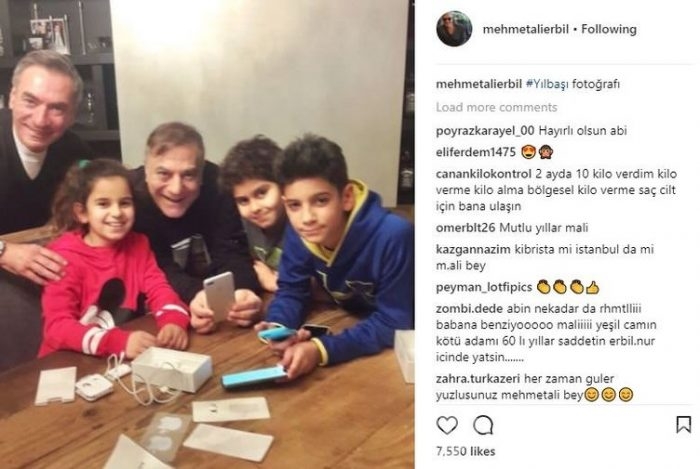 Ünlülerin Instagram paylaşımları (27.12.2017)