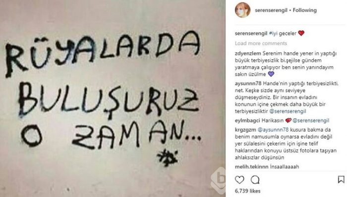 Ünlülerin Instagram paylaşımları (27.12.2017)