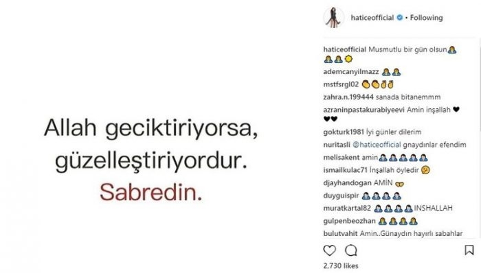 Ünlülerin Instagram paylaşımları (27.12.2017)