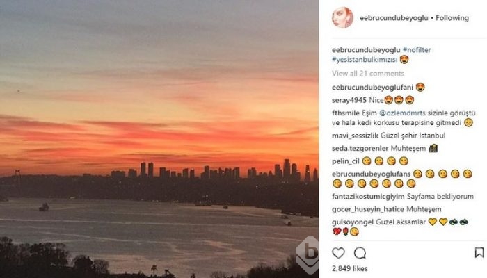 Ünlülerin Instagram paylaşımları (27.12.2017)