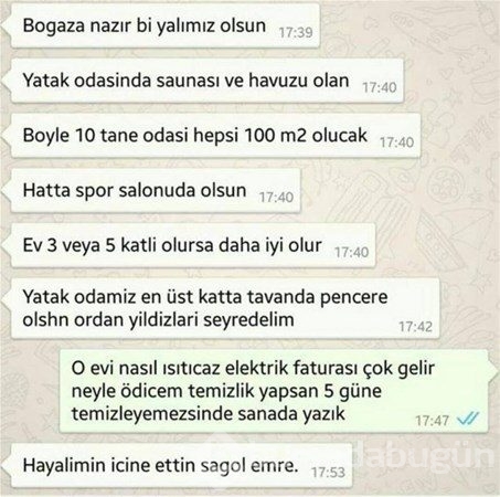 Efsane olmuş whatsapp diyalogları
