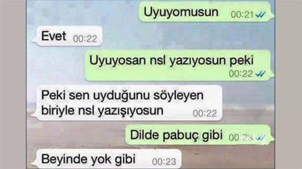Efsane olmuş whatsapp diyalogları
