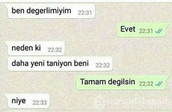 Efsane olmuş whatsapp diyalogları
