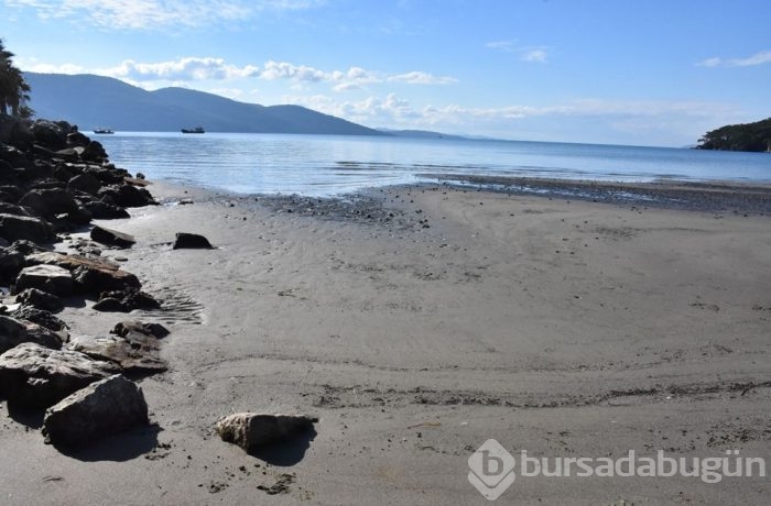 Muğla'da deniz suyu 25 metre çekildi

