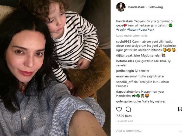 Ünlülerin Instagram paylaşımları (02.01.2018)