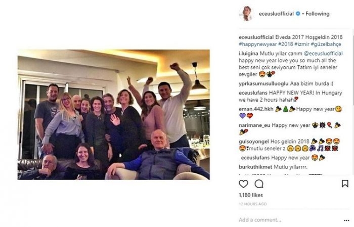Ünlülerin Instagram paylaşımları (02.01.2018)