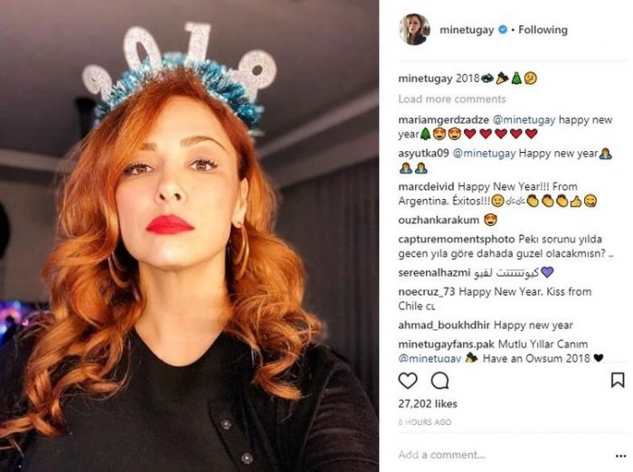 Ünlülerin Instagram paylaşımları (02.01.2018)