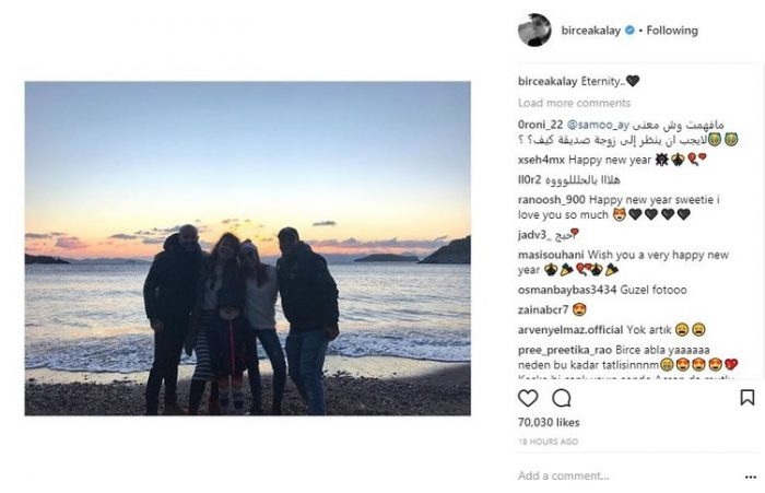 Ünlülerin Instagram paylaşımları (02.01.2018)