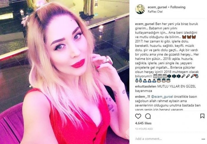 Ünlülerin Instagram paylaşımları (02.01.2018)