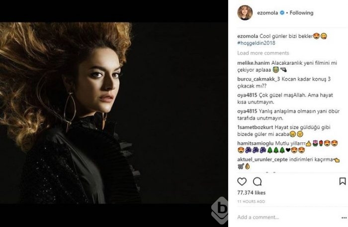 Ünlülerin Instagram paylaşımları (02.01.2018)