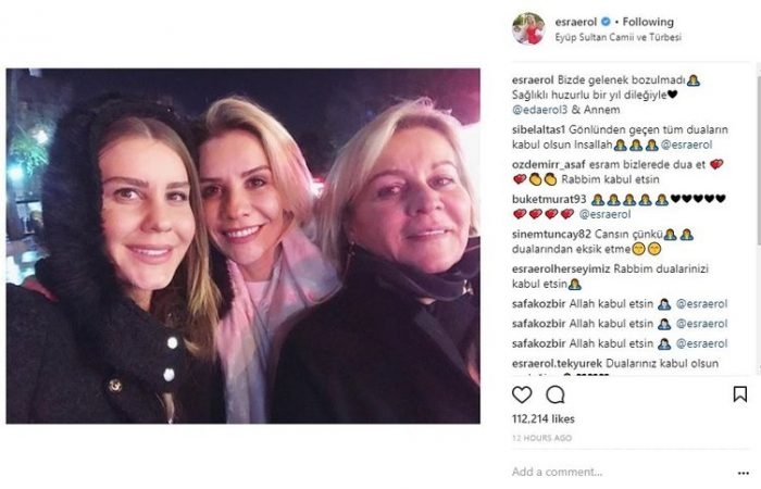 Ünlülerin Instagram paylaşımları (02.01.2018)