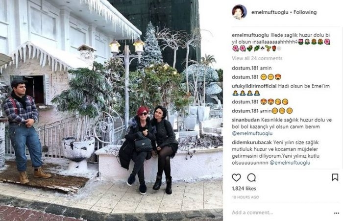 Ünlülerin Instagram paylaşımları (02.01.2018)