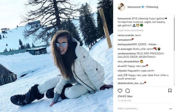 Ünlülerin Instagram paylaşımları (02.01.2018)